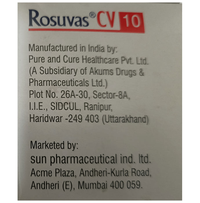 Rosuvas CV 10 Tablet