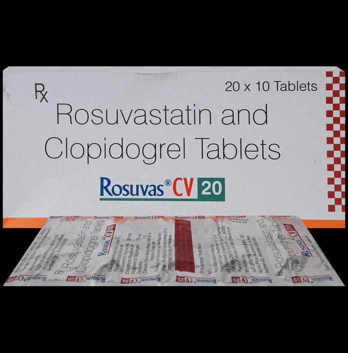 Rosuvas CV 20mg/75mg Tablet - Classic Derma