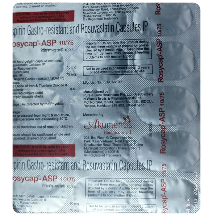 Rosycap-ASP 10/75 Capsule