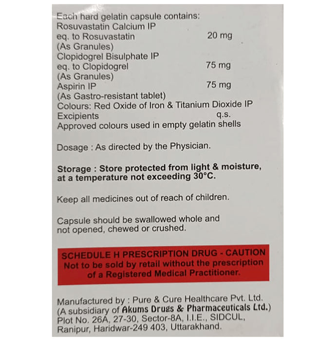 Rosycap-Gold 20/75 Capsule