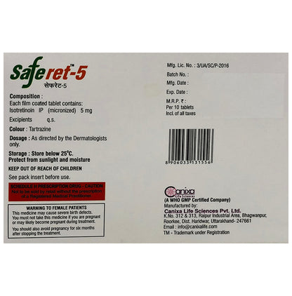 Saferet 5 Tablet
