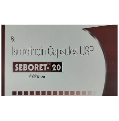Seboret 20mg Capsule - Classic Derma