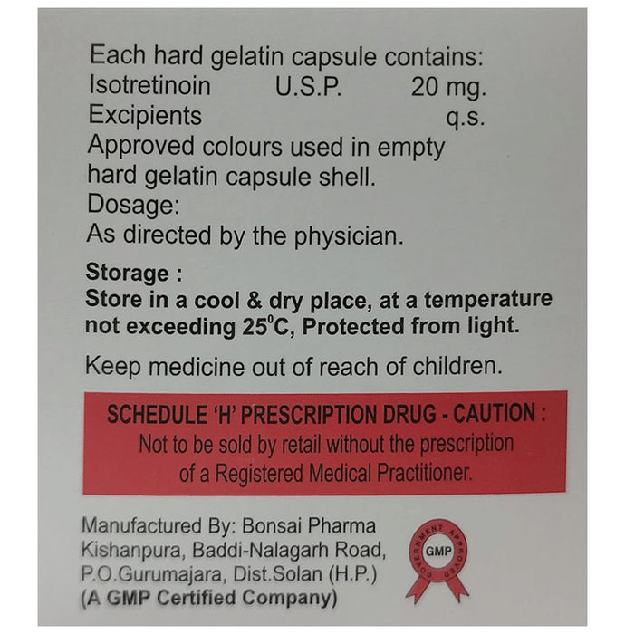 Seboret 20mg Capsule