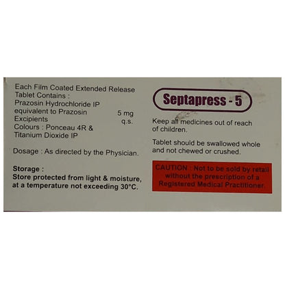 Septapress 5 Tablet ER