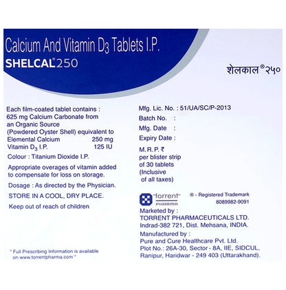 Shelcal -250 Tablet