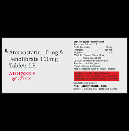 Atorastin F 10mg/160mg Tablet