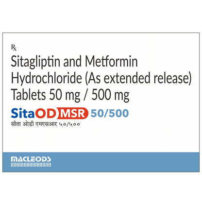SitaOD MSR 50/500 Tablet - Classic Derma