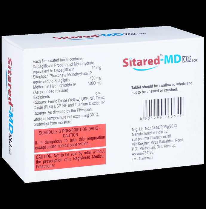 Sitared-MD XR 1000 Tablet