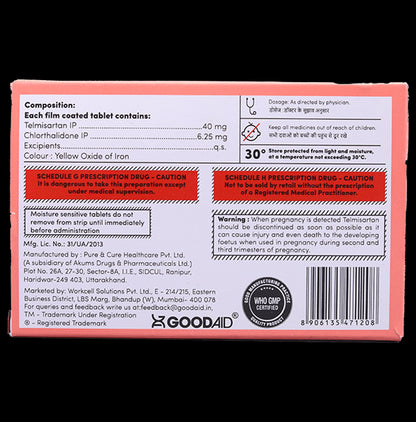 Aidsartan CT 6.25 Tablet