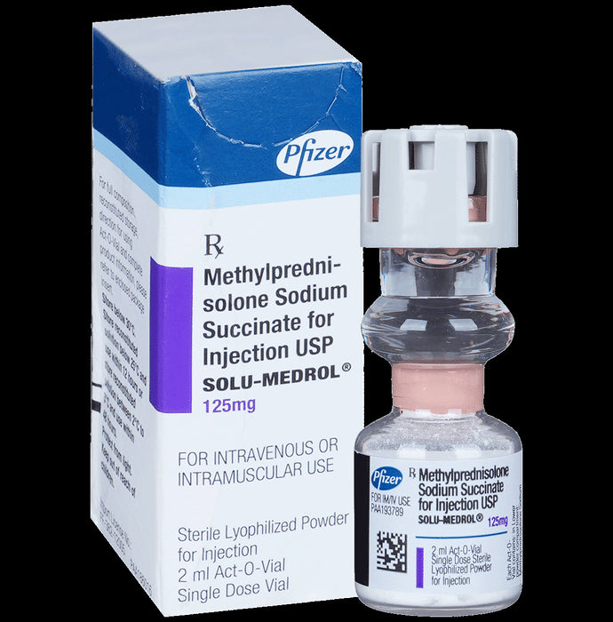 Solu-Medrol 125mg Injection - Classic Derma