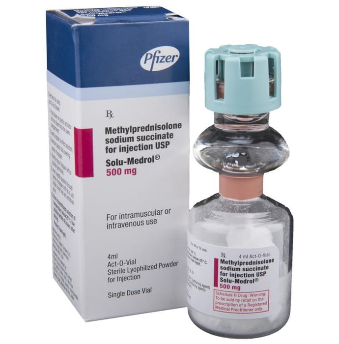 Solu-Medrol 500mg Injection - Classic Derma