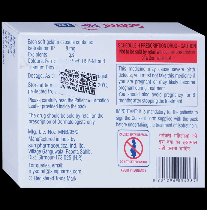 Sotret NF 8mg Capsule