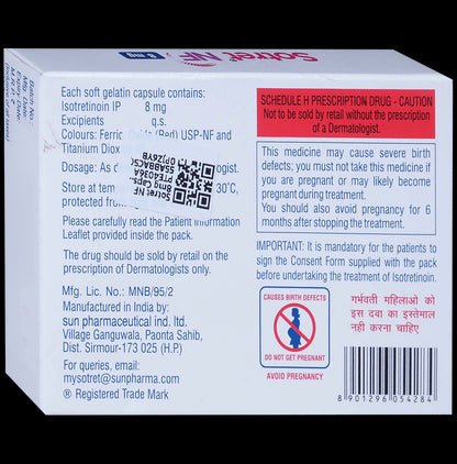 Sotret NF 8mg Capsule