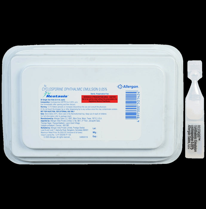 Restasis Ophthalmic Emulsion (0.4ml each) - Classic Derma