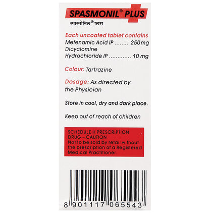 Spasmonil Plus Tablet