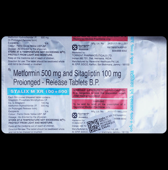 Stalix M XR 100+500 Tablet
