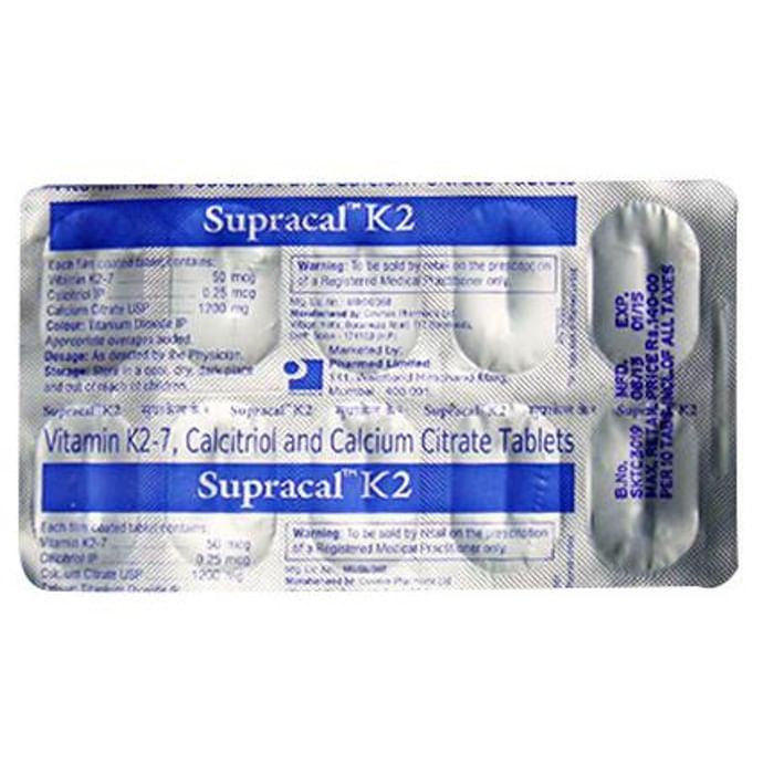 Supracal K2 Tablet - Classic Derma