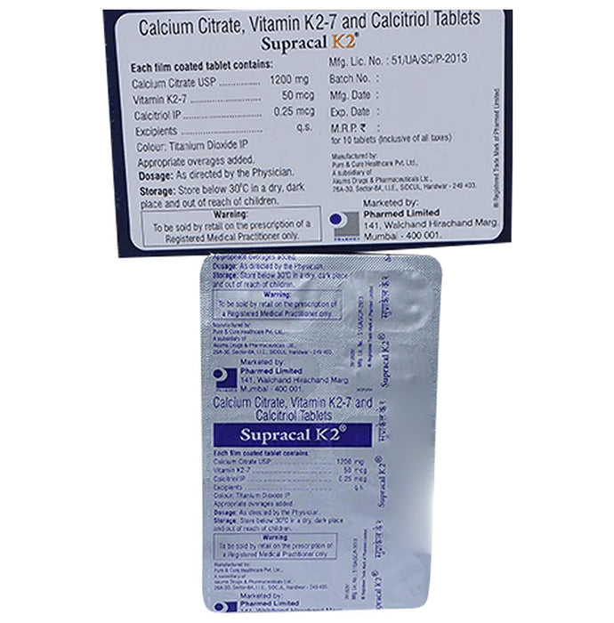 Supracal K2 Tablet