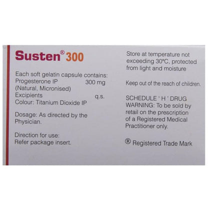 Susten 300 Soft Gelatin Capsule