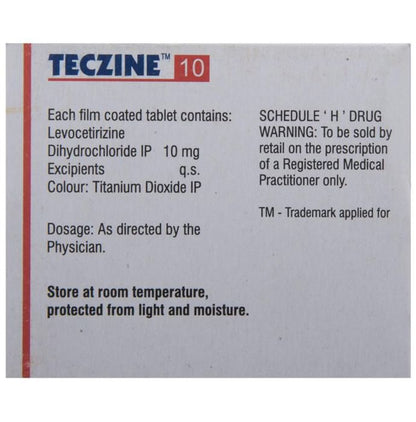 Teczine 10 Tablet