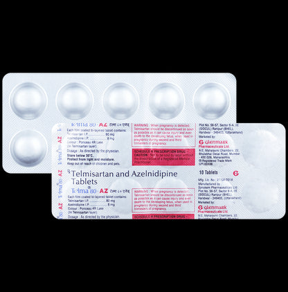 Telma AZ 80mg/8mg Tablet - Classic Derma