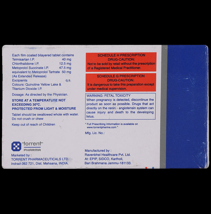 Telsar CHM 50 Tablet