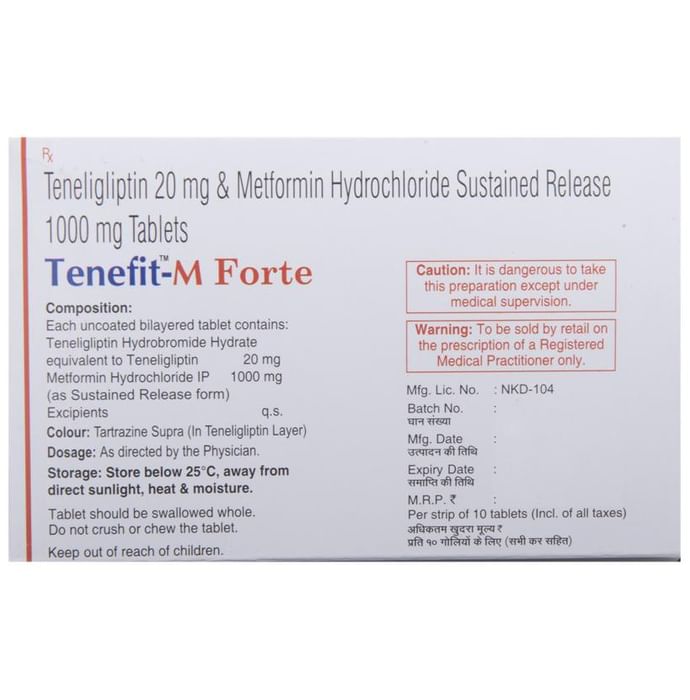 Tenefit-M Forte Tablet SR