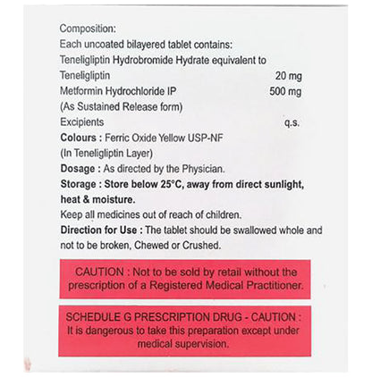 Tenligress-M 500 Tablet SR