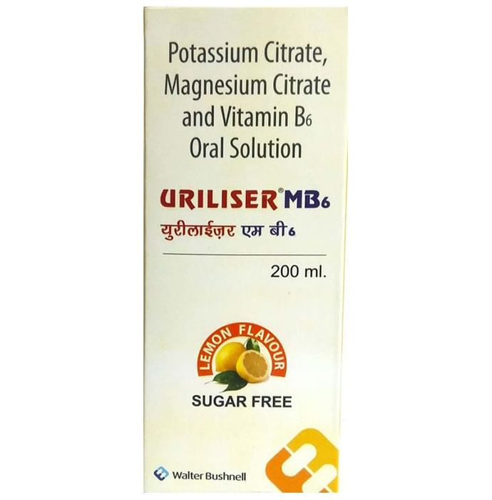 Uriliser MB6 Oral Solution Lemon Sugar Free - Classic Derma