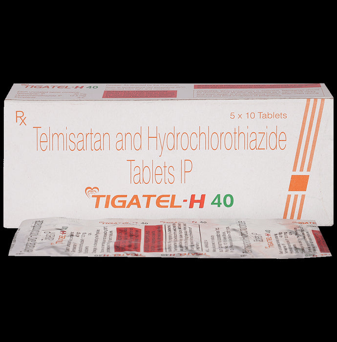 Tigatel H 40mg/12.5mg Tablet - Classic Derma
