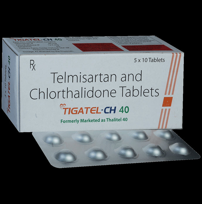 Tigatel-CH 40mg/12.5mg Tablet - Classic Derma