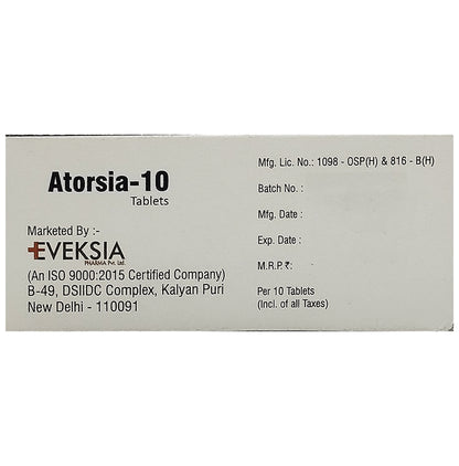 Atorsia 10 Tablet