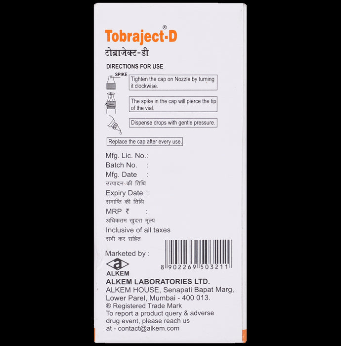 Tobraject D Eye Drop