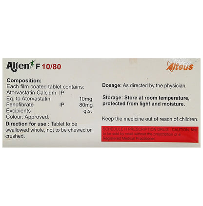 Alten F 10/80 Tablet