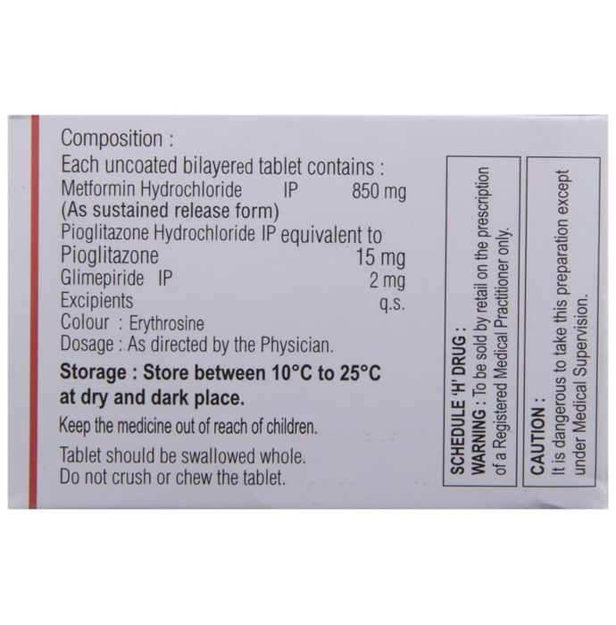 Triglimisave 2 HS Tablet SR