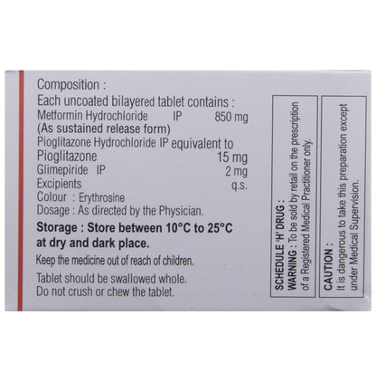 Triglimisave 2 HS Tablet SR