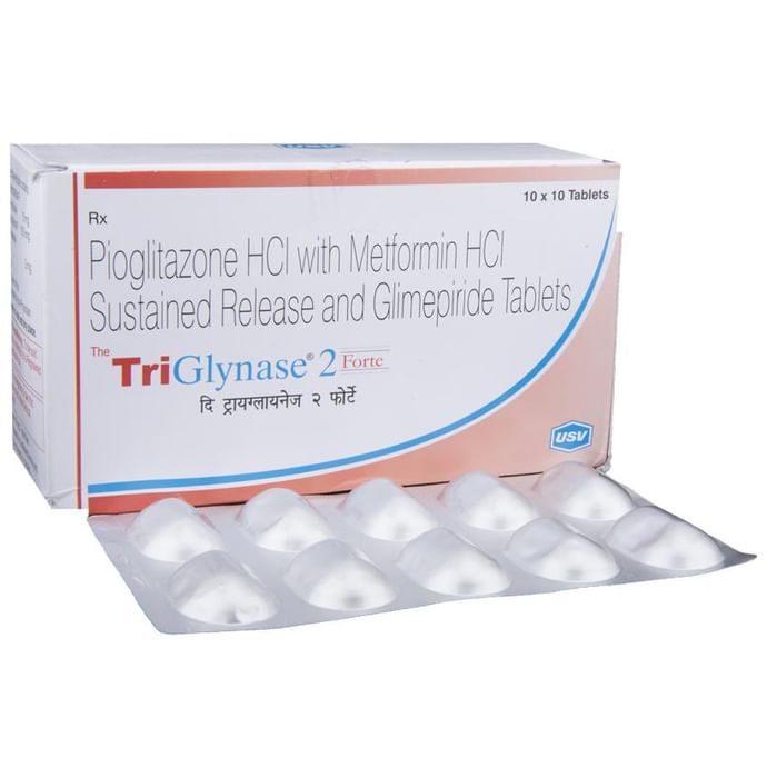 Triglynase 2 Forte Tablet SR - Classic Derma
