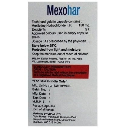 Mexohar 150mg Capsule