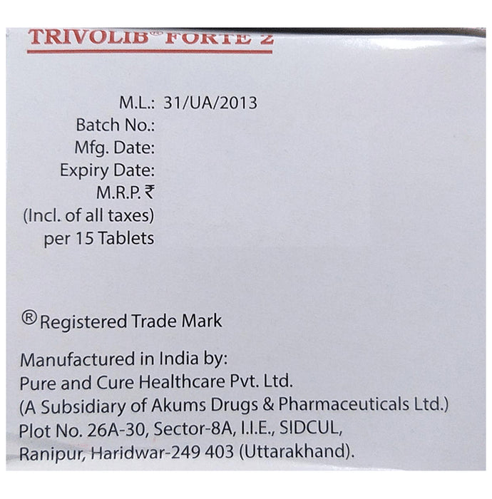 Trivolib Forte 2 Tablet ER