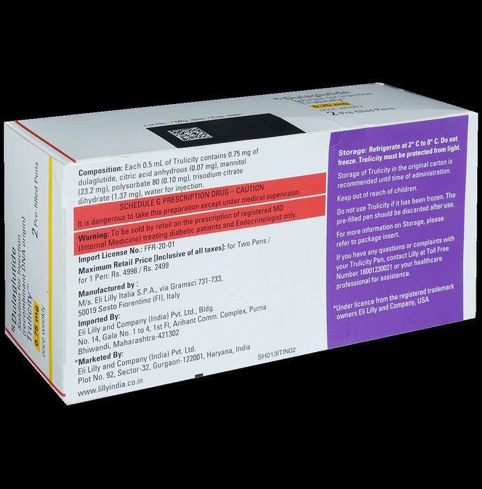 Trulicity 0.75mg Pre-Filled Pen