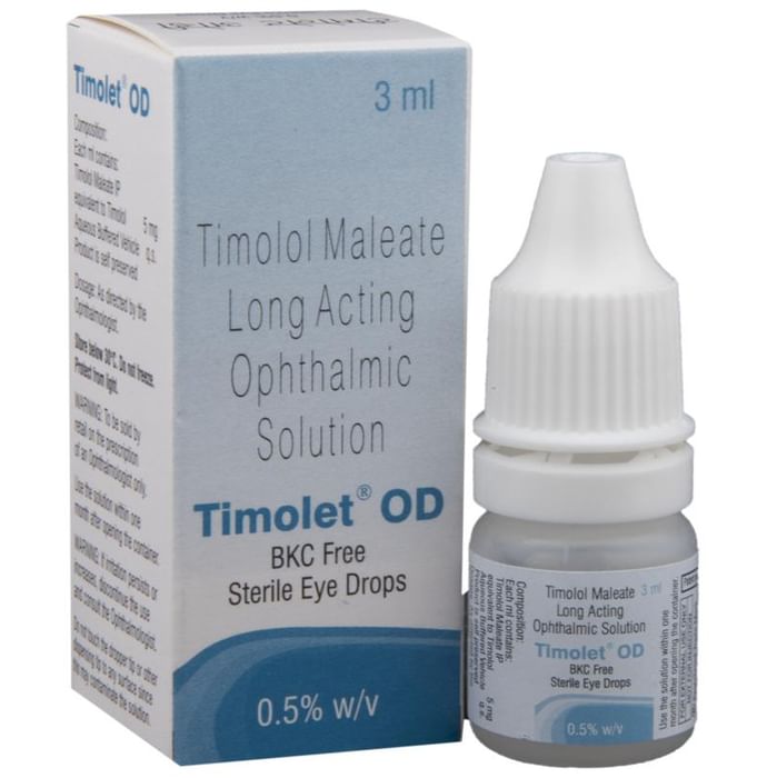 Timolet OD BKC free Eye Drop - Classic Derma