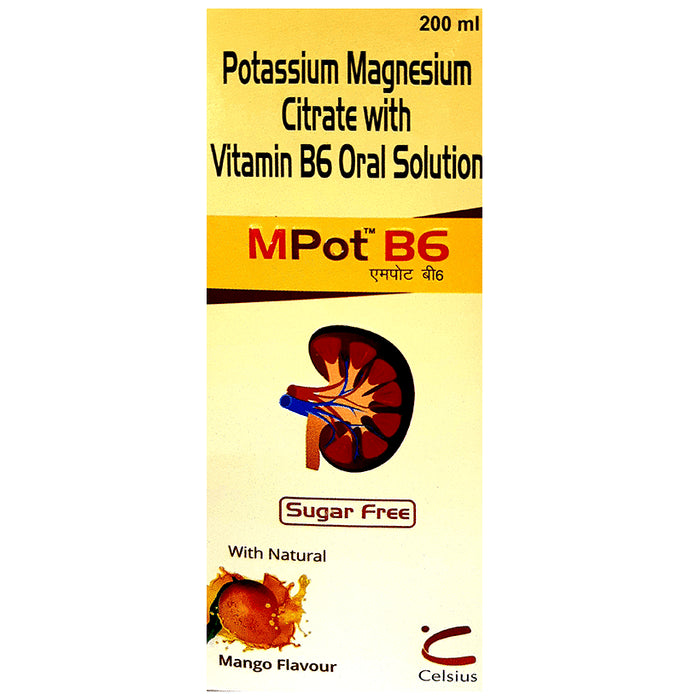 Mpot B6 Oral Solution Natural Mango Sugar Free - Classic Derma