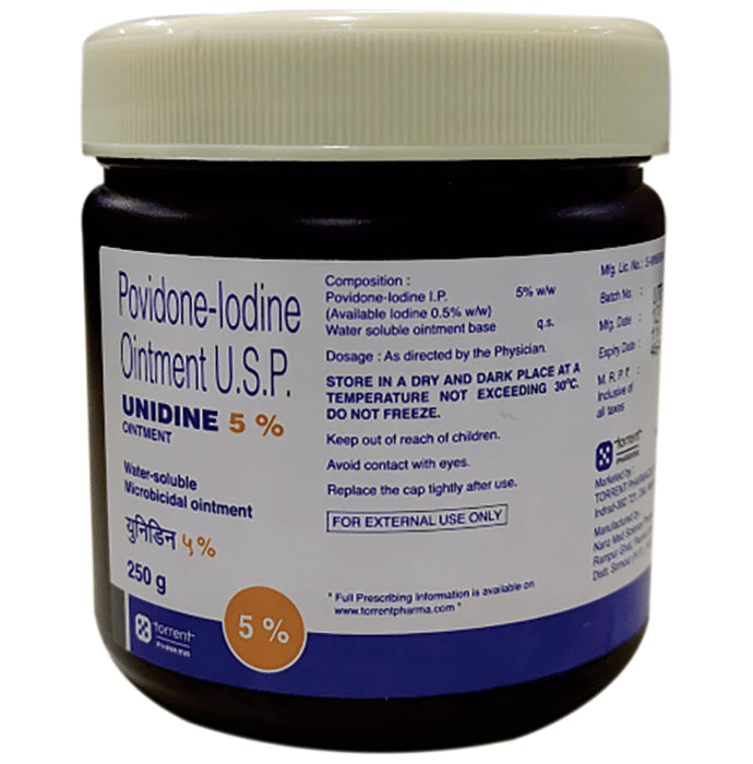 Unidine 5% Ointment - Classic Derma