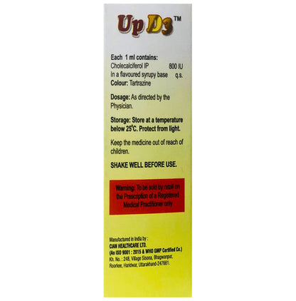 UP D3 Strawberry Oral Drops