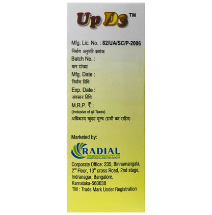 UP D3 Strawberry Oral Drops