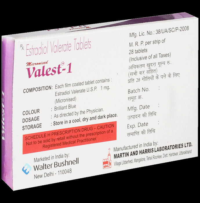 Valest 1 Tablet