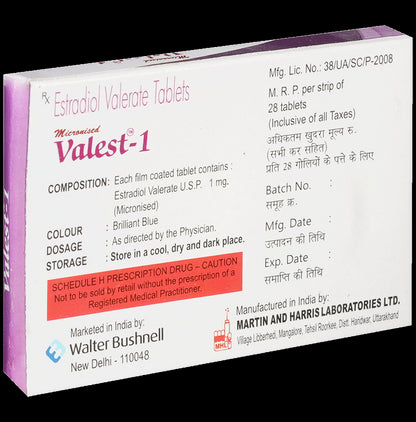 Valest 1 Tablet