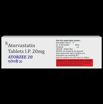 Atorzee 20 Tablet