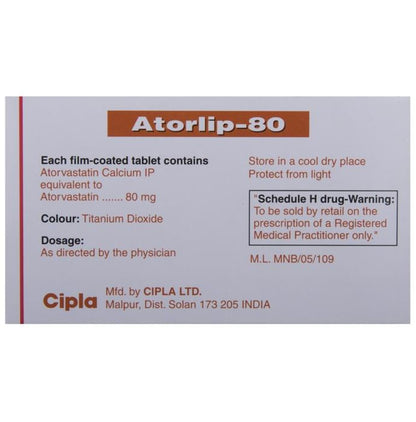 Atorlip 80 Tablet