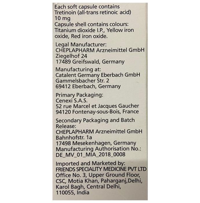 Vesanoid 10mg Capsule